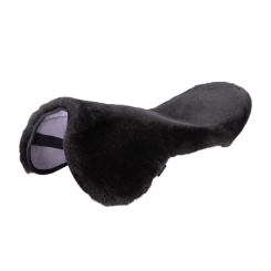 Sheepskin saddle seat saver 