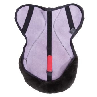 Sheepskin saddle seat saver 