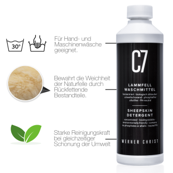 C7 lambskin detergent 